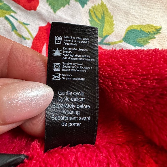 George puffy fluffy cozy kids housecoat with pockets and belt cozy fall robe - Picture 9 of 9